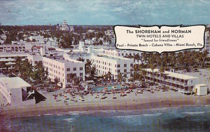 Florida Miami Beach The Shoreham and Norman Twin Hotels and Villas