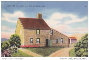 An Old Cape Cod House Built 1713 Cape Cod Massachusetts