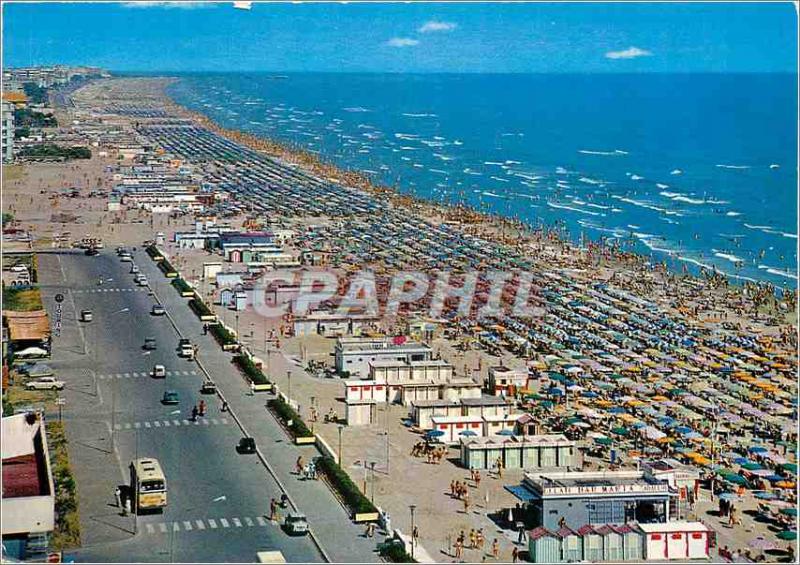 Postcard Modern Miramare di Rimini Beach to Sea