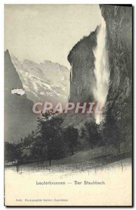 Postcard Old Lauferbrunnen Der Staubbach