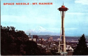 Postcard TOWER SCENE Seattle Washington WA AJ1106