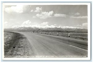 c1940's Crazy Mountains Billings To Livingston Highway MT RPPC Photo Postcard