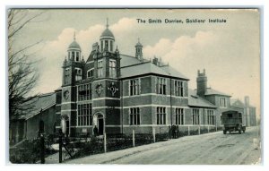 ALDERSHOT, HAMPSHIRE England ~ Soldiers Institute SMITH DORRIEN c1910s  Postcard