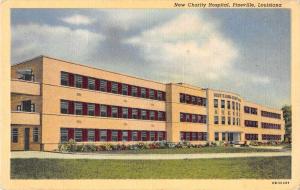 Pineville Lous New Charity Hospital Linen Antique Postcard J53450