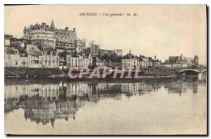 Postcard Old Amboise General view