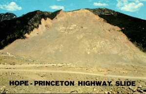 Canada Hope The Hope-Princeton Highway Slide