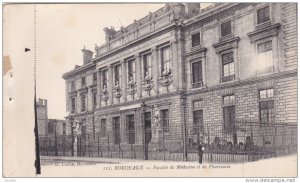 BORDEAUX, Gironde, France; Faculte de Medecine et de Pharmacie, 00-10s