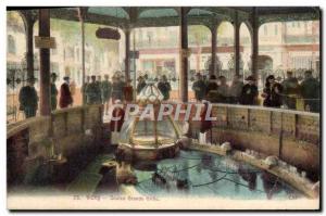 Postcard Old Cures Source Vichy Grande grid