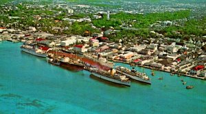 Vintage Postcard 1960s Nassau Bahamas City Capital