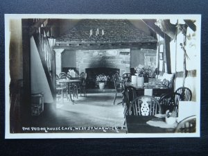 Warwick THE TUDOR HOUSE CAFE West Street - Old RP Postcard 