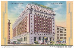 Massachusetts Worcester The Sheraton Hotel 1954