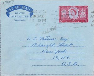 Entier Postal Stationery Postal Aerogramme Aeogram Great Britain Great Britain