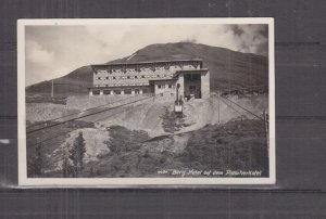 AUSTRIA, PALSCHERKOFEL, BERG HOTEL, CABLE CAR, c1935 real photo ppc., unused.