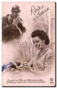 Old Postcard Fantaisie Soldat Militaria