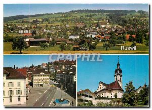 Postcard Modern Ruswil Dorfplatz