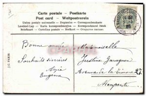 Old Postcard Fantasy Flowers Year 1906 Trefles