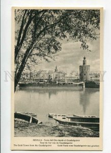 3089182 SPAIN Sevilla Gold Tower from Guadalquivir Vintage PC