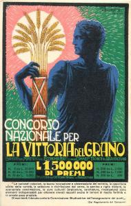 National Contest VITTORIA DEL GRANO WHEAT AGRICULTURE ARTIST BARTOLETTI ITALY