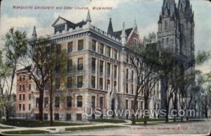 Marquette University - MIlwaukee, Wisconsin WI Postcard