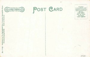 Russell MA Railroad Train Station Depot Postcard