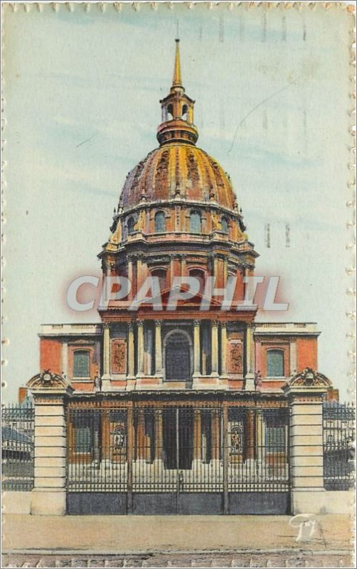 Old Postcard Paris Invalides