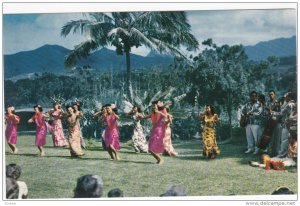 Dancing Under the Sky, Island Beauties Sway to Hawaiian Melodies, Hawaii, Uni...