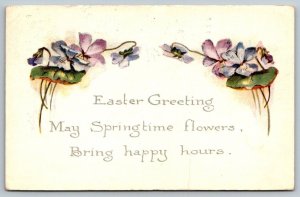 Easter Greetings  Toledo  Ohio Cancel  Postcard  1917