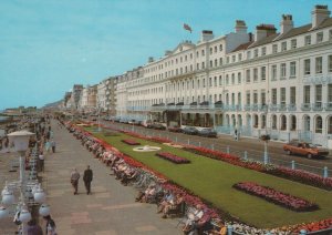 Sussex Postcard - Grand Parade and Carpet Gardens, Eastbourne    RR8109