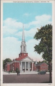 Postcard First Methodist Episcopal Church Indiana PA