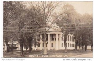 Vermont Newfane Court House Real Photo