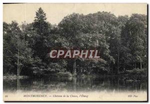 Old Postcard Montmorency Chateau De La Chasse L & # 39Etang