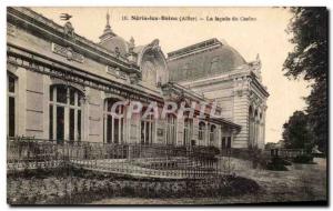 Neris les Bains Old Postcard facade of the casino