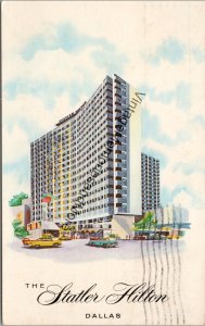 The Statler Hilton Dallas Texas Postcard PC302