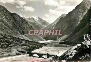 Modern Postcard The beautiful french alps 1801 road of berarde at deck level ...