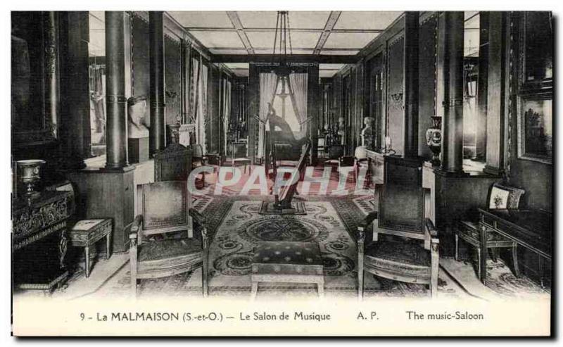 Malmaison - Napoleon - The Music Room - - Old Postcard