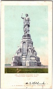 National Monument to the Forefathers Plymouth MA UDB c1905 Vintage Postcard Y16