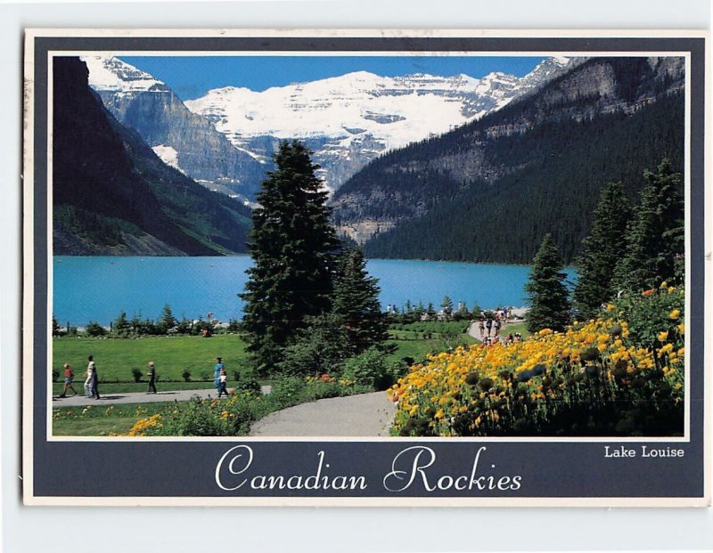 Postcard Lake Louise Banff National Park Canadian Rockies Canada