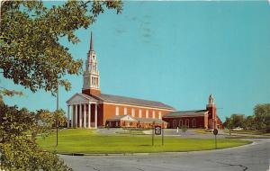 Shreveport Louisiana~First Baptist Church~Majestic Building~1960s Postcard