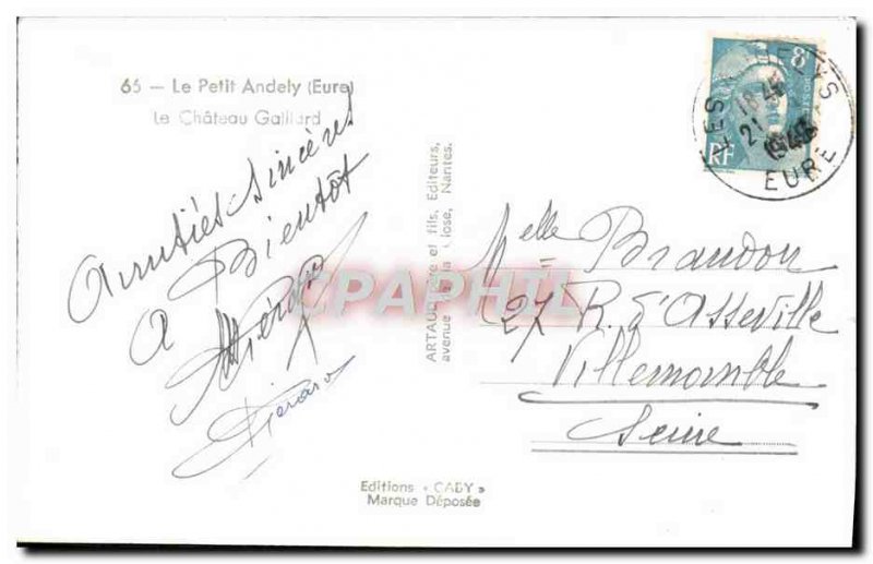 Modern Postcard Le Petit Chateau Galliard Andely