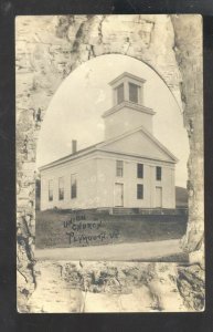 RPPC PLYMOUTH VERMONT UNION CHURCH CALVIN COOLIDGE REAL PHOTO POSTCARD