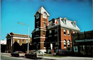 Seaforth Ontario Post Office Main Street TD Bank Station Wagon Postcard H18