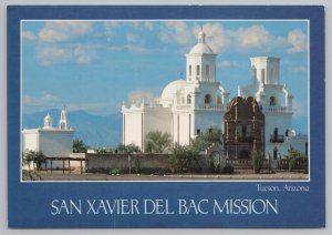 Tucson Arizona~San Xavier del Bac Mission~Continental Postcard