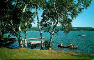 Connecticut Lakeville Interlaken Inn Private Beach and Lakefront On Lake Wano...