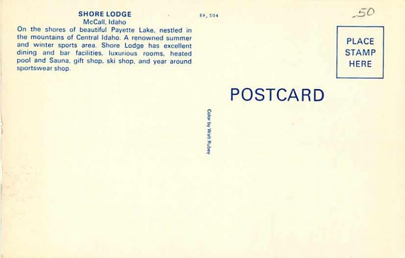 Shore Lodge, Payette Lake, McCall, Idaho, ID, Chrome