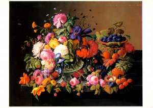 Flowers - Still Life by Artist Severin Roesen