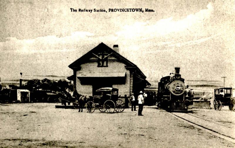 MA - Provincetown, Cape Cod. Railway Station ca. 1900