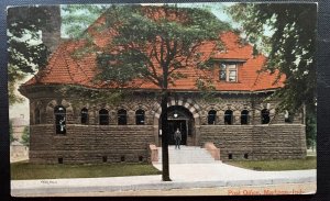 Vintage Postcard 1909 Post Office (Government Building), Madison, Indiana (IN)