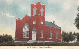 J66/ Hopkinton Iowa Postcard c1910 M. E. Church Building  6