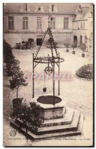 Old Postcard Beaune Court of Honor The Well