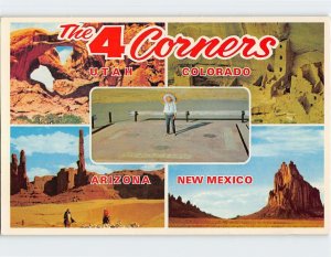 Postcard The 4 Corners